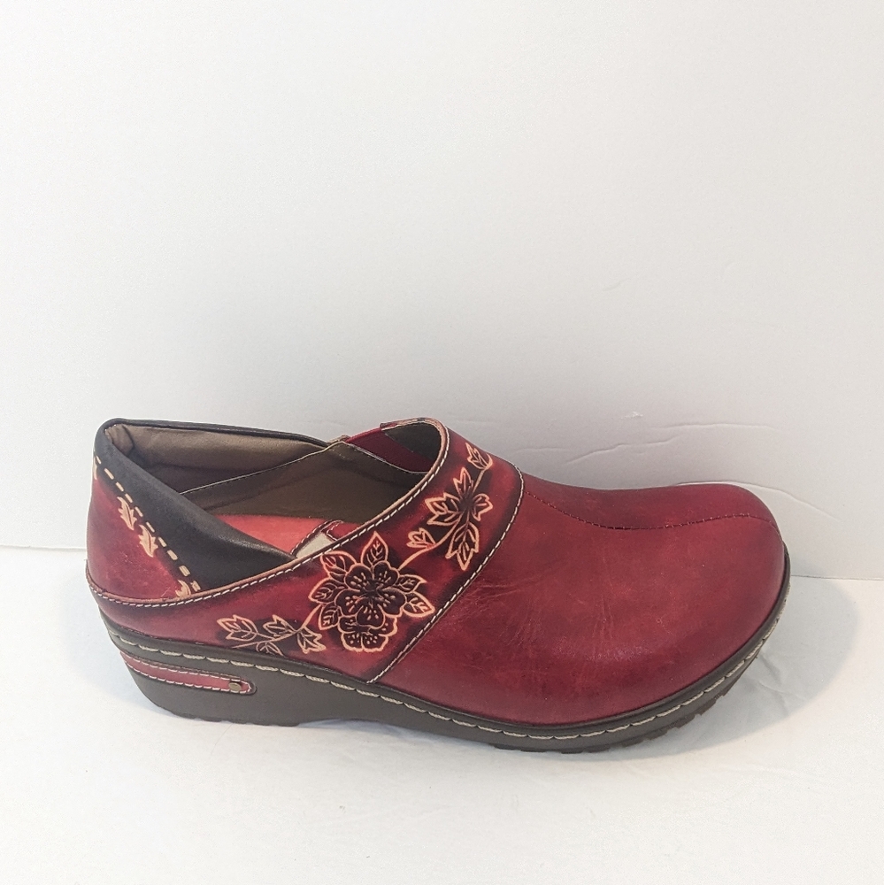 Spring step Winsome leather clogs - Picture 8 of 16